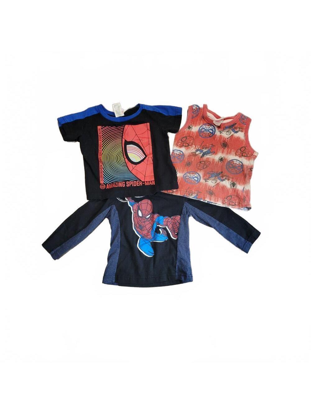 Toddler Boys Spiderman Graphic Tee Bundle Size 2T